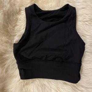 Lulu crop bra/tank size 6